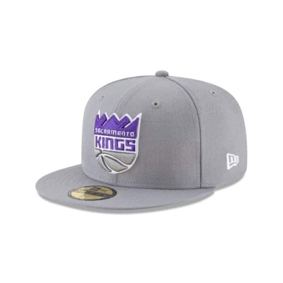 Black Sacramento Kings Hat - New Era NBA Wool Standard 59FIFTY Fitted Caps USA0951682